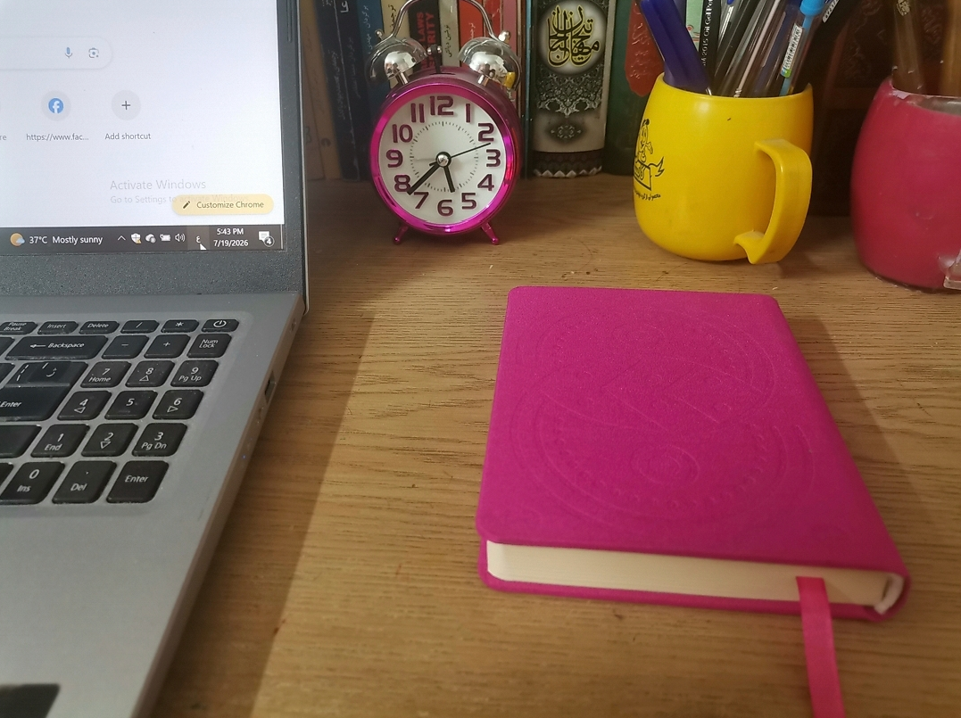 Don't forget your notebook!