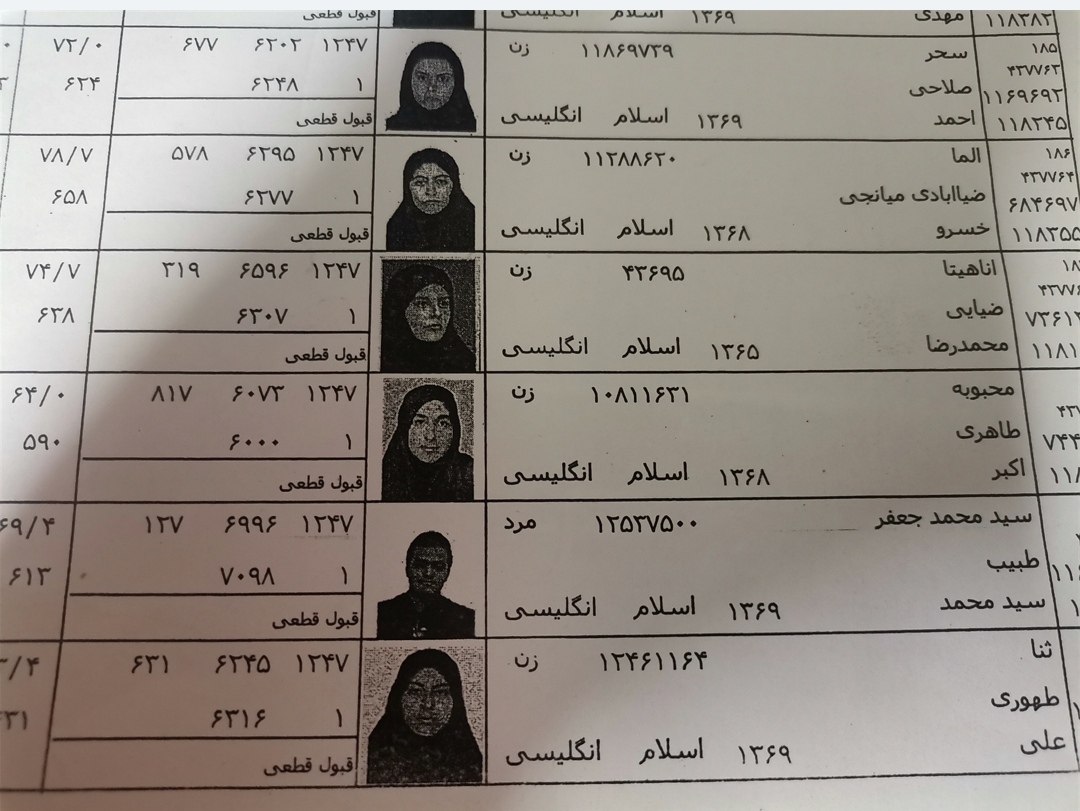 کارنامه کنکورم سال-87 ( دانشگاه آزاد اسلامی )